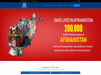 alkhidmat.org snapshot
