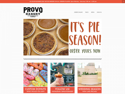 theprovobakery.com snapshot