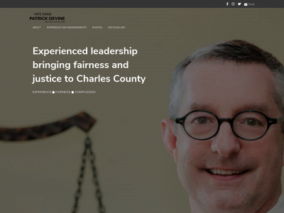 keepjudgepatrickdevine.com snapshot