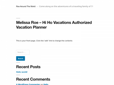 roearoundtheworld.com snapshot