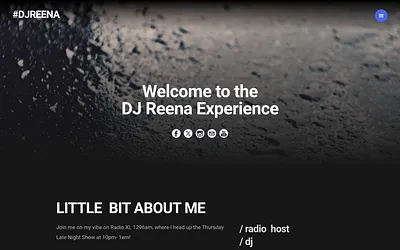 www.djreena.com snapshot