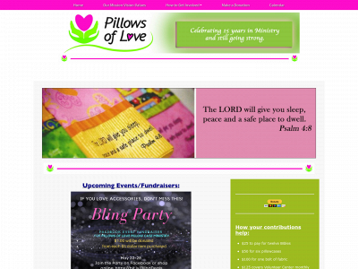 www.pillowsoflove.com snapshot