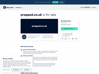 prepped.co.uk snapshot
