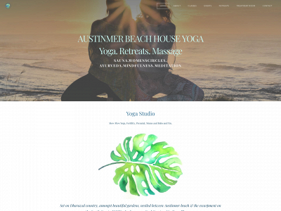 www.austinmerbeachhouseyoga.com snapshot