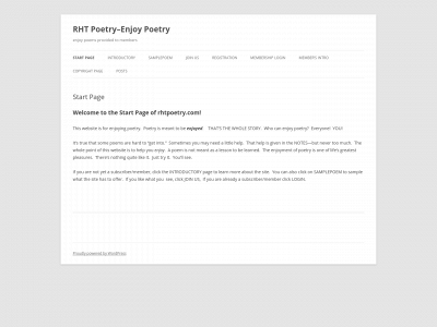 rhtpoetry.com snapshot