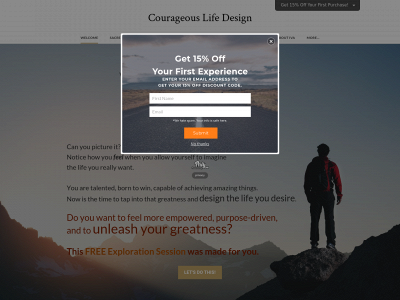 courageouslifedesign.weebly.com snapshot
