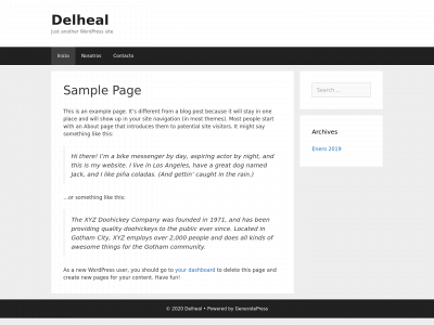 delheal.pe snapshot