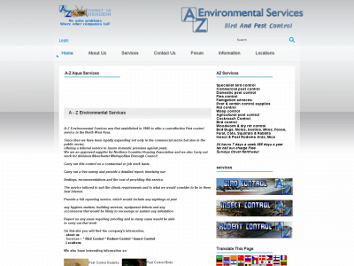 a-zenvironmentalservices.co.uk snapshot