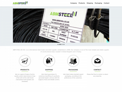 abmsteel.co.uk snapshot