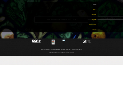 dhstainedglass.com snapshot