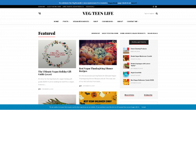 vegteenlife.com snapshot
