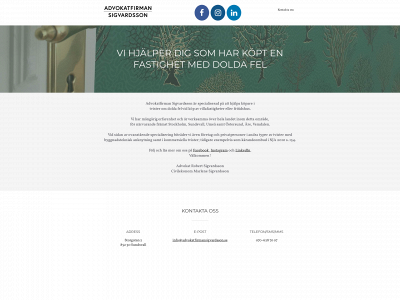 advokatfirmansigvardsson.com snapshot