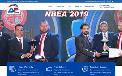 afsportsgoods.lk snapshot