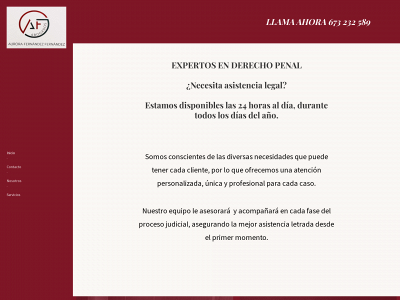 aurorafernandezabogados.com snapshot