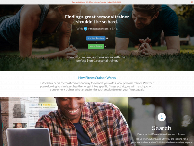 fitnesstrainer.com snapshot