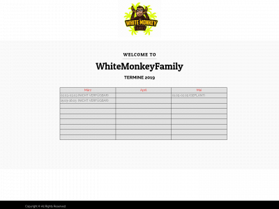 whitemonkeyfamily.com snapshot