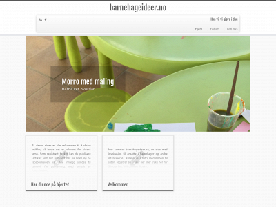 barnehageideer.no snapshot