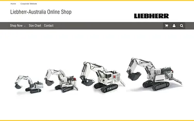 www.liebherrshop.com.au snapshot