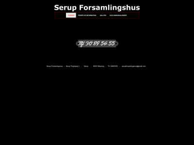 serupforsamlingshus.dk snapshot