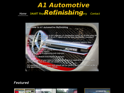 a1automotiverefinishing.co.uk snapshot
