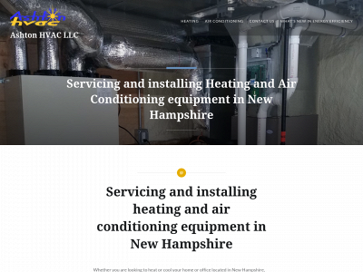 ashtonhvac.com snapshot