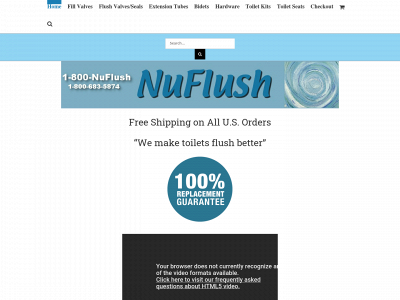 nuflush.com snapshot
