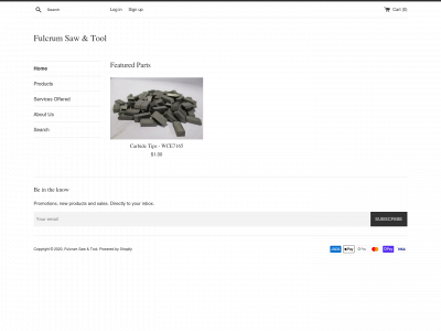 fulcrumsaw.com snapshot