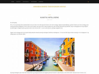 amandahauge.com snapshot
