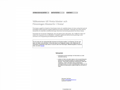 vretaklosterforening.se snapshot