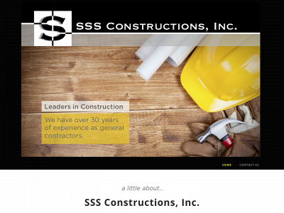 sssconstructionsinc.com snapshot