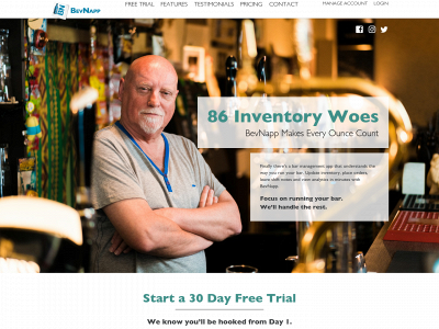 bevnapp.com snapshot