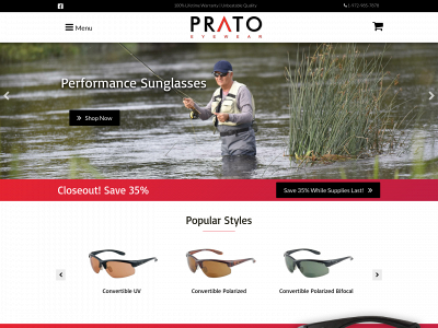 pratoeyewear.com snapshot