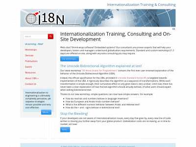 i18ntraining.com snapshot