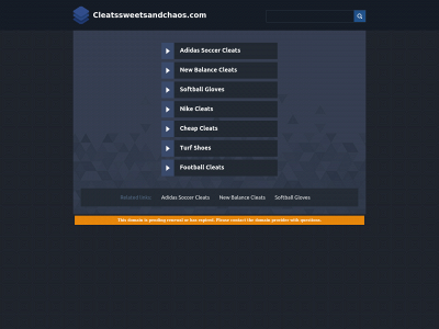 cleatssweetsandchaos.com snapshot