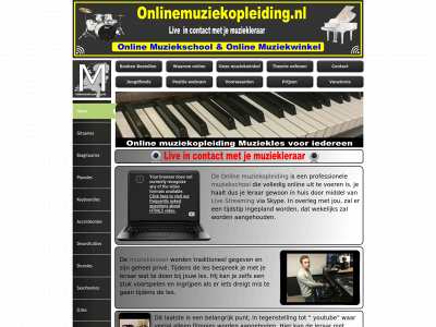 onlinemuziekopleiding.nl snapshot