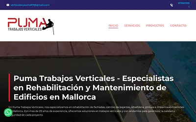 pumatrabajosverticales.com snapshot