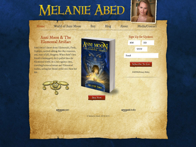 melanieabed.com snapshot