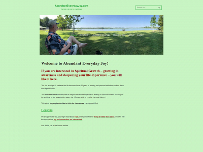 abundanteverydayjoy.com snapshot