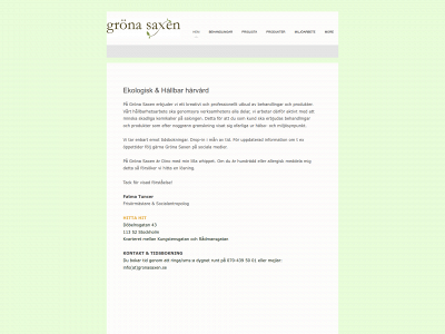 gronasaxen.se snapshot