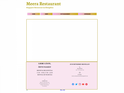 meera-restaurant-konstanz.de snapshot