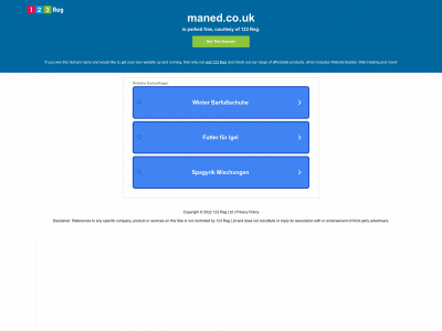 maned.co.uk snapshot