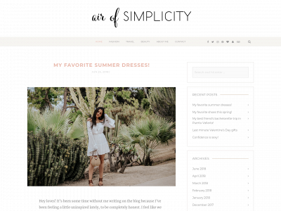 airofsimplicity.com snapshot
