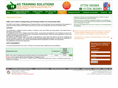 safeguardingrotherham.co.uk snapshot
