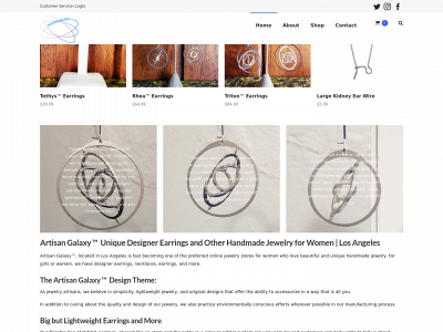 artisangalaxy.net snapshot