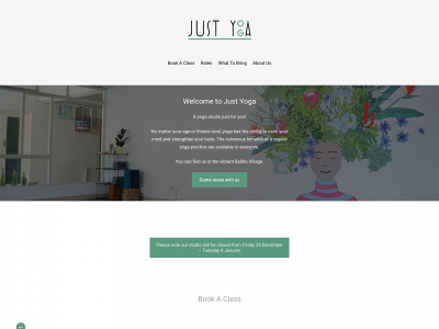 justyoga.co.za snapshot