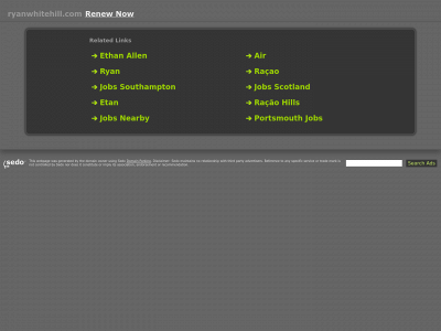 ryanwhitehill.com snapshot