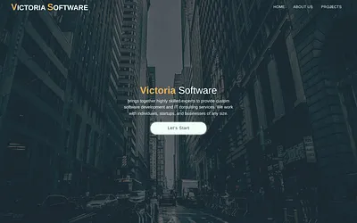victoriasoftware.com snapshot
