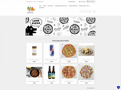 prestorante.lt snapshot