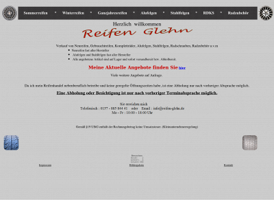 reifen-glehn.de snapshot