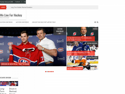 weliveforhockey.com snapshot